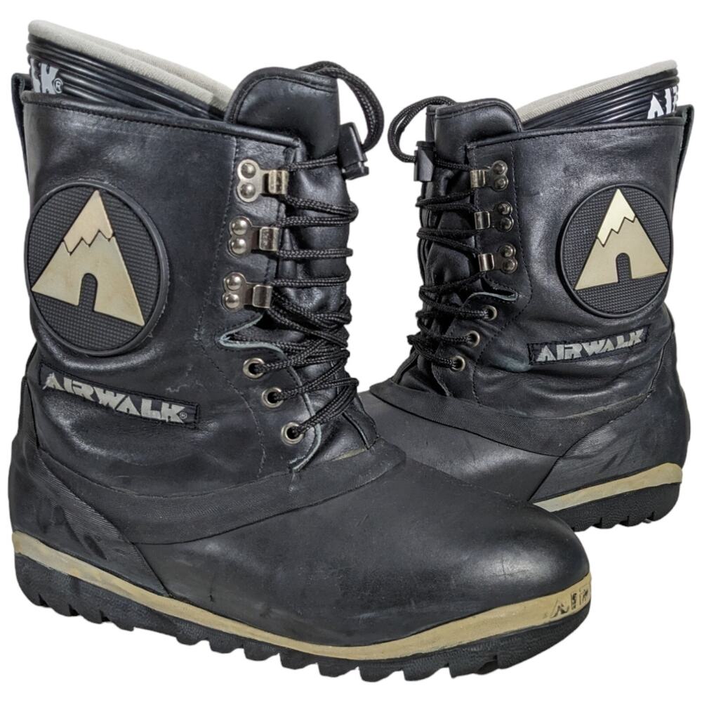 90s AIRWALK Snowboard Boots Mens Size 13 Air Comp VINTAGE ADVANTAGE Heavy Duty